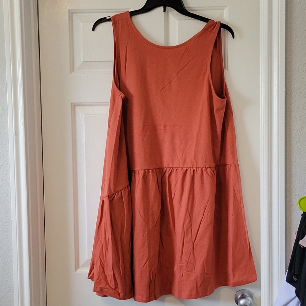 ASOS sun dress with deep V back